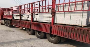 德阳 白麻荔枝面外墙干挂，工厂装车日常