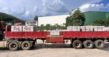 德阳 芝麻灰花岗岩地铺石出货日常