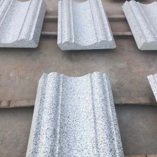 德阳 白麻花岗岩光面别墅线条