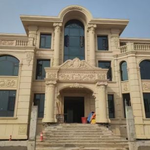 德阳 黄金麻花岗岩别墅外墙干挂