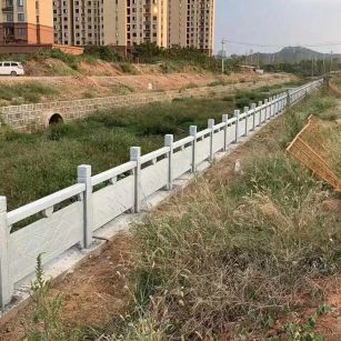 德阳 白麻河道栏杆效果展示图