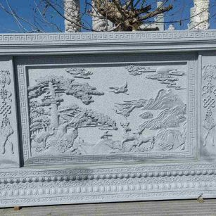 德阳 芝麻白大型照壁，屏风，影壁