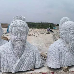 德阳 白麻花岗岩石材人物立体雕刻