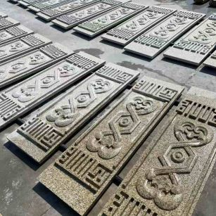 德阳 黄金麻花岗岩外墙雕刻板