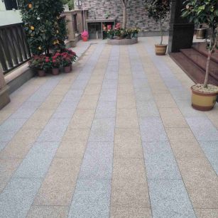 德阳 黄金麻白麻荔枝面庭院铺装展示