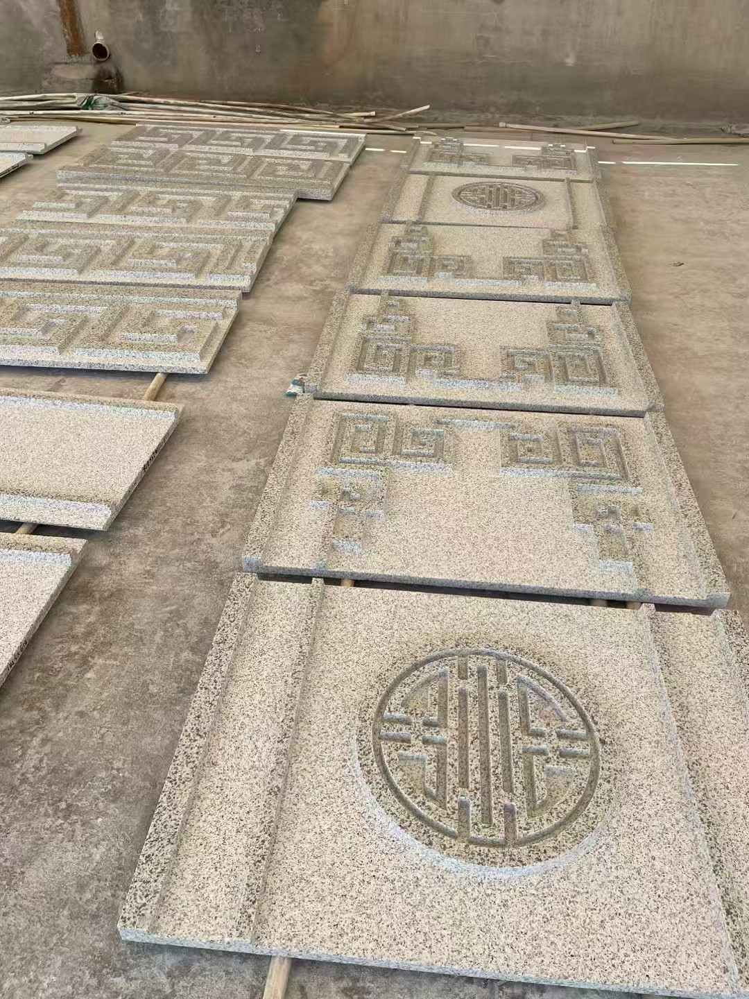 德阳 白麻花岗岩外墙立面雕刻板