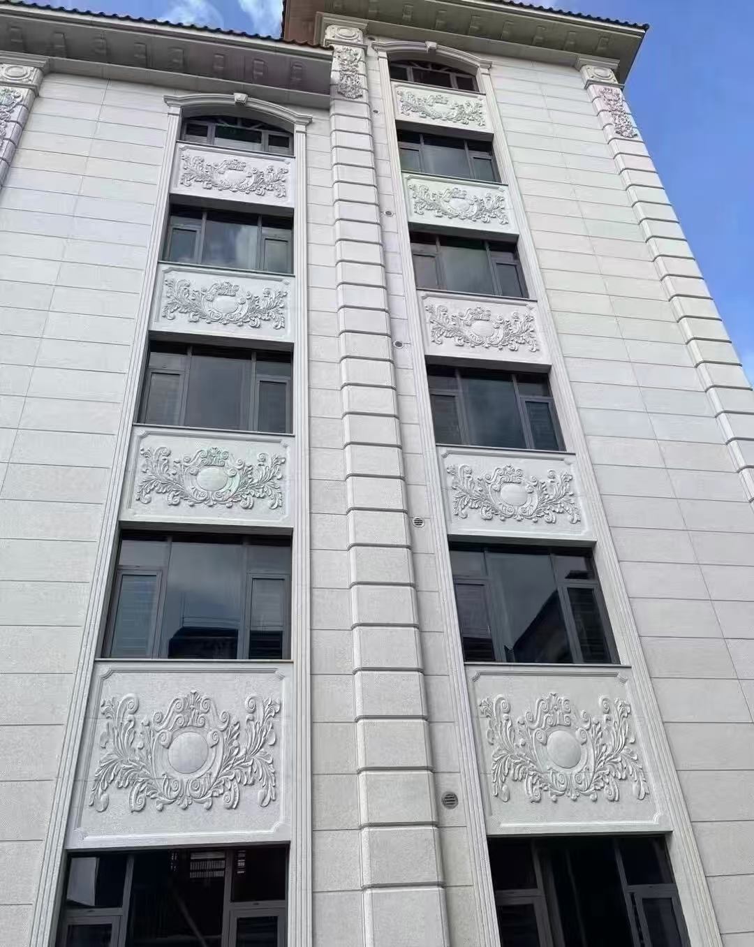 德阳 白麻荔枝面花岗岩别墅外墙干挂