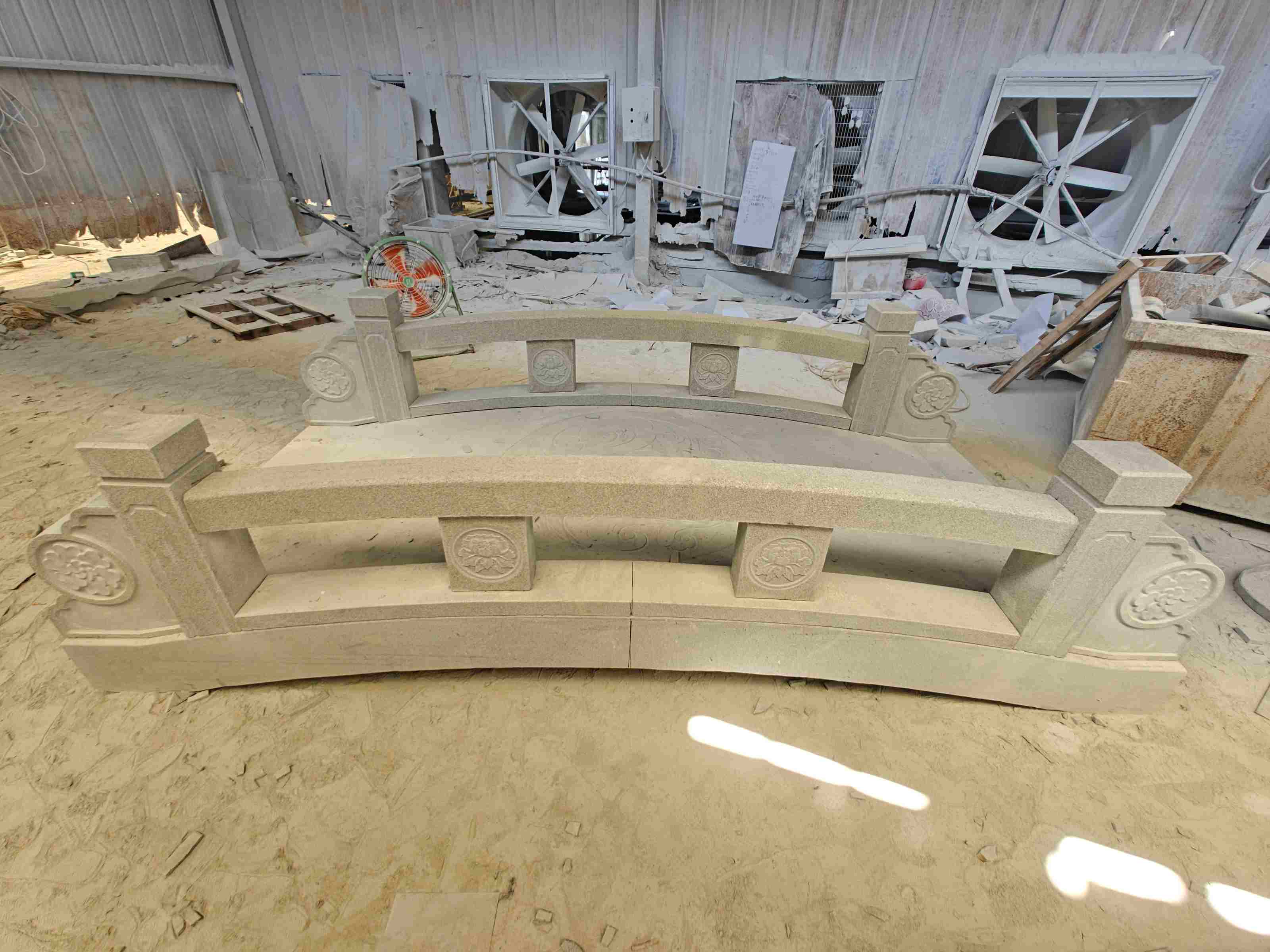 德阳 芝麻灰花岗岩异形加工-拱桥，石桥